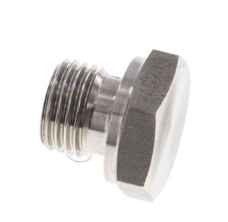 Bouchon G1/4'' en acier inoxydable avec cône externe hexagonal de 60° 575bar (8078.75psi) Hydraulique