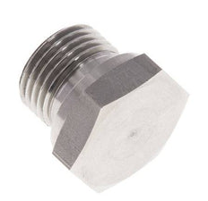 Plug G1/2'' Stainless steel with External Hex 60° cone 300bar (4215.0psi) Hydraulic