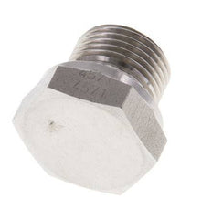 Plug G3/8'' Stainless steel with External Hex 60° cone 425bar (5971.25psi) Hydraulic