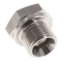 Bouchon G3/8'' en acier inoxydable avec cône externe hexagonal de 60° 425bar (5971.25psi) Hydraulique