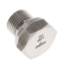 Bouchon G1/8'' en acier inoxydable avec cône externe hexagonal de 60° 575bar (8078.75psi) Hydraulique
