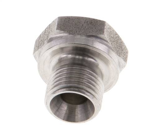 Bouchon G1/8'' en acier inoxydable avec cône externe hexagonal de 60° 575bar (8078.75psi) Hydraulique