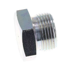 Bouchon G1'' en acier avec cône externe hexagonal de 60° 150bar (2107.5psi) Hydraulique