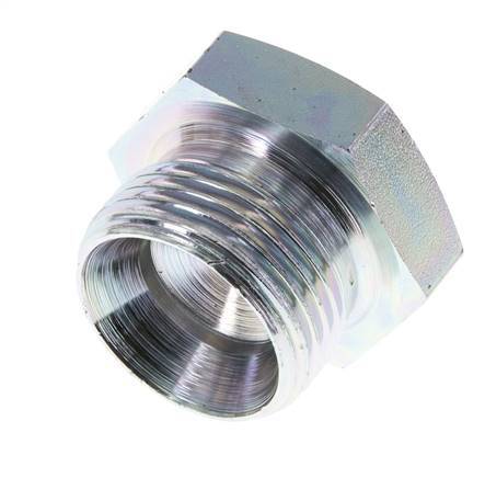 Bouchon G1'' en acier avec cône externe hexagonal de 60° 150bar (2107.5psi) Hydraulique