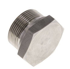 Bouchon G1 1/2'' Acier inoxydable avec cône externe hexagonal 60° 125bar (1756.25psi) Hydraulique