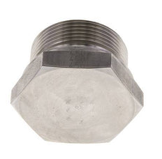 Bouchon G1 1/2'' Acier inoxydable avec cône externe hexagonal 60° 125bar (1756.25psi) Hydraulique