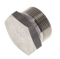 Bouchon G1 1/2'' Acier inoxydable avec cône externe hexagonal 60° 125bar (1756.25psi) Hydraulique