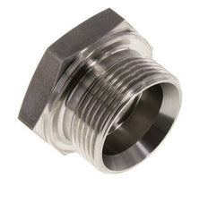 Plug G1 1/4'' Stainless steel with External Hex 60° cone 150bar (2107.5psi) Hydraulic
