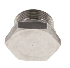 Bouchon G1 1/4'' Acier inoxydable avec cône externe hexagonal 60° 150bar (2107.5psi) Hydraulique