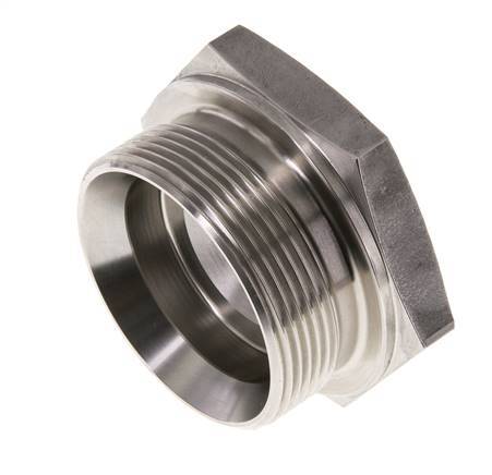 Bouchon G2'' Acier inoxydable avec cône externe hexagonal 60° 75bar (1053.75psi) Hydraulique