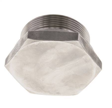 Bouchon G2'' Acier inoxydable avec cône externe hexagonal 60° 75bar (1053.75psi) Hydraulique