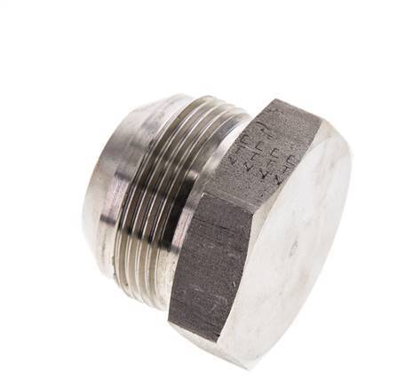 Bouchon JIC UN 1-5/8''-12 Acier inoxydable 140bar (1967.0psi)