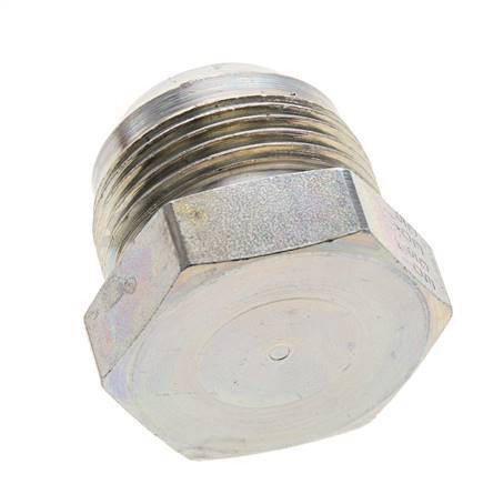 JIC Plug UN 1-5/16''-12 Steel 170bar (2388.5psi)