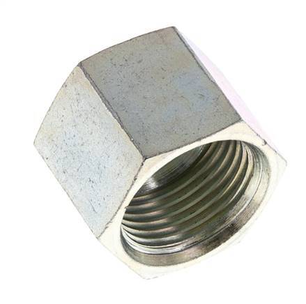 JIC End Cap UN 1-1/16''-12 Steel 210bar (2950.5psi) [2 Pieces]