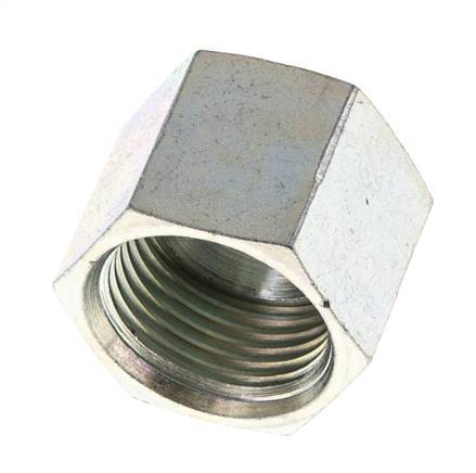 JIC End Cap UN 1-1/16''-12 Steel 210bar (2950.5psi) [2 Pieces]