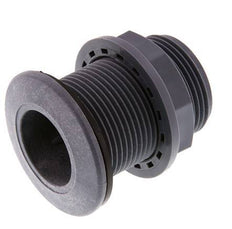 Raccord à vis pour robinets de vidange G1 1/4'' DN13 Bulkhead Polypropylène (pp) EPDM 10bar (140.5psi) FDA