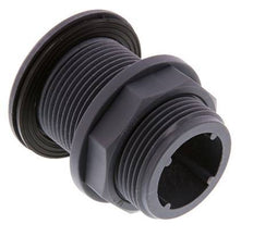 Raccord à vis pour robinets de vidange G1 1/4'' DN13 Bulkhead Polypropylène (pp) EPDM 10bar (140.5psi) FDA