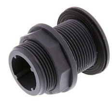 Raccord à vis pour robinets de vidange G1 1/4'' DN13 Bulkhead Polypropylène (pp) EPDM 10bar (140.5psi) FDA