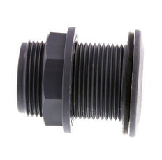 Raccord à vis pour robinets de vidange G1 1/4'' DN13 Bulkhead Polypropylène (pp) EPDM 10bar (140.5psi) FDA
