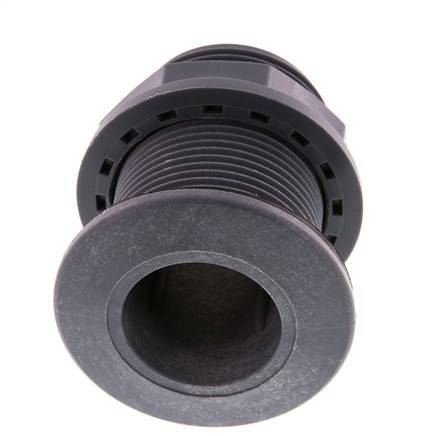 Raccord à vis pour robinets de vidange G1 1/4'' DN13 Bulkhead Polypropylène (pp) EPDM 10bar (140.5psi) FDA
