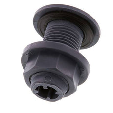 Raccord à vis pour robinets de vidange G1/2'' DN18 Bulkhead Polypropylène (pp) EPDM 10bar (140.5psi) FDA