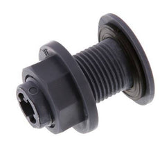 Raccord à vis pour robinets de vidange G1/2'' DN18 Bulkhead Polypropylène (pp) EPDM 10bar (140.5psi) FDA