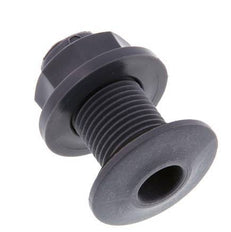 Raccord à vis pour robinets de vidange G1/2'' DN18 Bulkhead Polypropylène (pp) EPDM 10bar (140.5psi) FDA