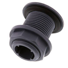 Raccord à vis pour robinets de vidange G1'' DN24 Bulkhead Polypropylène (pp) EPDM 10bar (140.5psi) FDA
