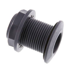 Raccord à vis pour robinets de vidange G1'' DN24 Bulkhead Polypropylène (pp) EPDM 10bar (140.5psi) FDA
