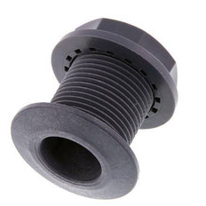 Raccord à vis pour robinets de vidange G1'' DN24 Bulkhead Polypropylène (pp) EPDM 10bar (140.5psi) FDA