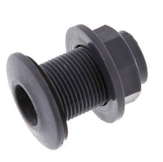 Raccord à vis pour robinets de vidange G3/4'' DN29.5 Bulkhead Polypropylène (pp) EPDM 10bar (140.5psi) FDA