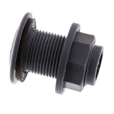 Raccord à vis pour robinets de vidange G3/4'' DN29.5 Bulkhead Polypropylène (pp) EPDM 10bar (140.5psi) FDA