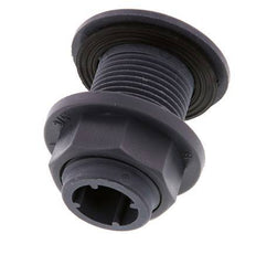 Raccord à vis pour robinets de vidange G3/4'' DN29.5 Bulkhead Polypropylène (pp) EPDM 10bar (140.5psi) FDA