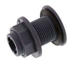 Raccord à vis pour robinets de vidange G3/4'' DN29.5 Bulkhead Polypropylène (pp) EPDM 10bar (140.5psi) FDA