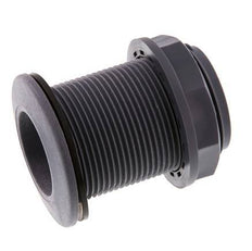 Raccord à vis pour robinets de vidange G1 1/2'' DN34.5 Bulkhead Polypropylène (pp) EPDM 10bar (140.5psi) FDA