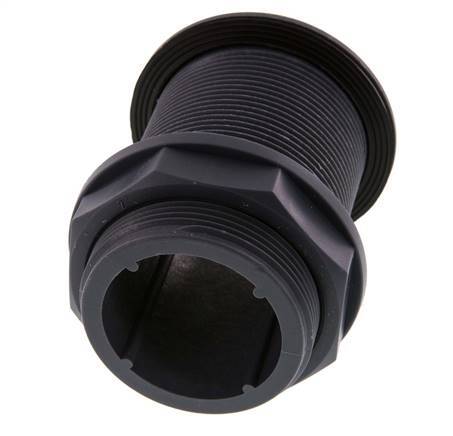 Raccord à vis pour robinets de vidange G2'' DN45.5 Bulkhead Polypropylène (pp) EPDM 10bar (140.5psi) FDA