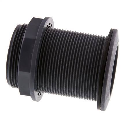 Raccord à vis pour robinets de vidange G2'' DN45.5 Bulkhead Polypropylène (pp) EPDM 10bar (140.5psi) FDA