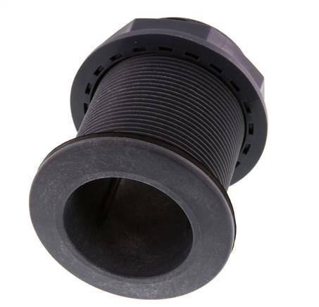 Raccord à vis pour robinets de vidange G2'' DN45.5 Bulkhead Polypropylène (pp) EPDM 10bar (140.5psi) FDA