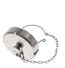 Cap Nut Rd78 X 1/6'' DN 50 Stainless Steel 1.4404 NBR DIN 11851 FDA 21 with Chain