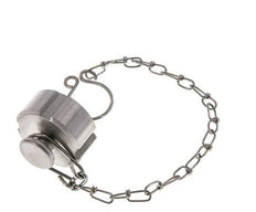 Écrou borgne Rd28 X 1/8'' DN 10 Acier inoxydable 1.4404 NBR DIN 11851 FDA 21 avec chaîne