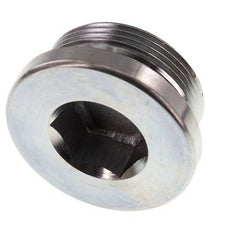 Plug M42 X 2 Steel NBR with Internal Hex 250bar (3512.5psi)