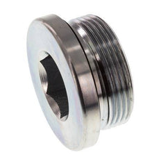 Bouchon M42 X 2 Acier NBR avec hexagone interne 250bar (3512.5psi)