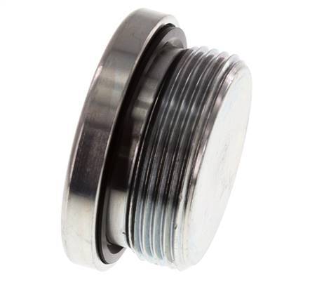 Bouchon M42 X 2 Acier NBR avec hexagone interne 250bar (3512.5psi)