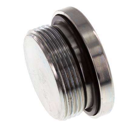 Bouchon M42 X 2 Acier NBR avec hexagone interne 250bar (3512.5psi)