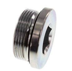 Bouchon M42 X 2 Acier NBR avec hexagone interne 250bar (3512.5psi)