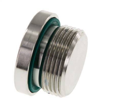 Bouchon M33 X 2 Acier FKM avec hexagone interne 400bar (5620.0psi)
