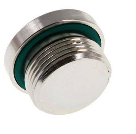 Bouchon M33 X 2 Acier FKM avec hexagone interne 400bar (5620.0psi)