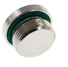 Bouchon M33 X 2 Acier FKM avec hexagone interne 400bar (5620.0psi)
