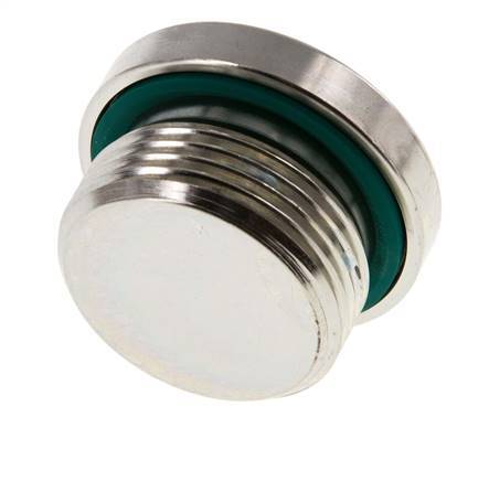 Bouchon M33 X 2 Acier FKM avec hexagone interne 400bar (5620.0psi)