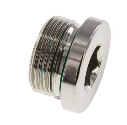Bouchon M33 X 2 Acier FKM avec hexagone interne 400bar (5620.0psi)